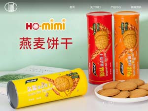 隆威达食品集团网站建设